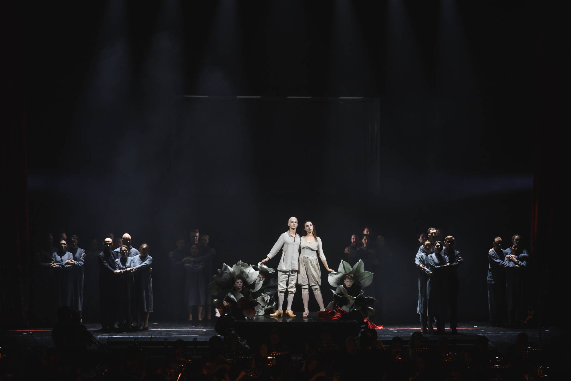 Tamino in Die Zauberflöte, Pamina — Elene Gvritishvili. Photo by Andrey Chuntomov